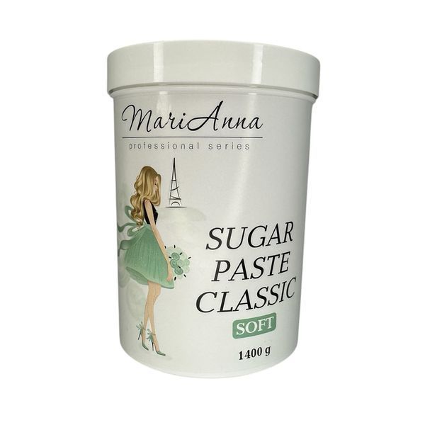 САХАРНАЯ ПАСТА ДЛЯ ШУГАРИНГА MARIANNA SOFT CLASSIC 1400g 3 фото